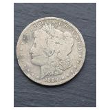 1889 O Morgan Silver dollar