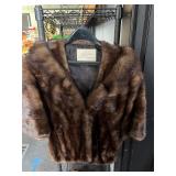 Vintage Flora fur stole