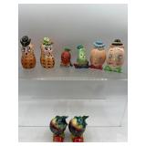 Vintage anthropomorphic egg & more S&P shakers