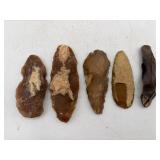 Stone tools and scrapers