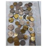 Mixed world coins