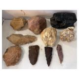 Arrowheads mastodon teeth and More