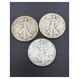 Walking liberty half dollars
