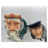 Royal Doulton Toby jug mugs