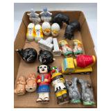 Vintage Tonka & other salt & pepper
