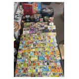 Pokemon card collection with coins & book