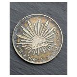 1896 Mexican silver coin
