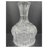 American brilliant cut glass vase