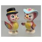 Vintage bird couple S &P shakers