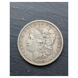 1879 Morgan silver dollar