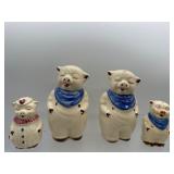 Vintage Shawnee pig  salt & pepper