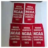 Indiana Hoosiers Basketball Championship Flags