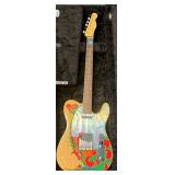 Fender Jimmy Page dragon telecaster guitar & case