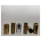 Brass & metal guitar slides