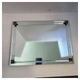 Mirrored Glass Vanity Tray