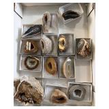 Polished geodes
