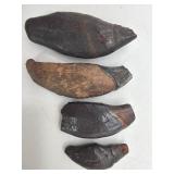 Fossilized mammal teeth