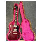 Autographed Gibson SG standard 61 guitar & case
