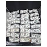 27 United States two dollar bills