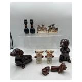 Vintage dog S&P shakers