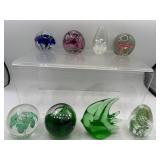 Art glass paperweights