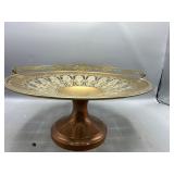 Vintage copper & brass brides basket
