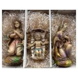 Vintage Italian nativity pieces