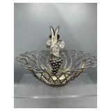 Vintage godinger silverplate wire basket