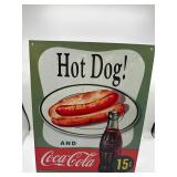 Hot Dog & Coca Cola sign