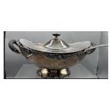 Vintage silverplate tureen