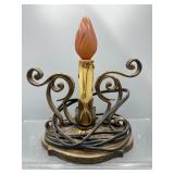 Vintage metal accent lamp