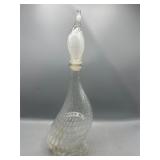 Empoli glass duck decanter