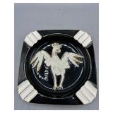 Vintage ceramic rooster ash tray