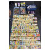 Pokï¿½mon card collection with sealed packs