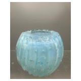 Art glass bubble vase