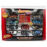 Vintage LE Johnny Lightning 10 car box set