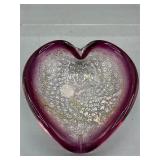 Vintage Murano? heart shaped dish