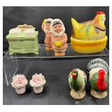 Vintage salt and pepper shakers