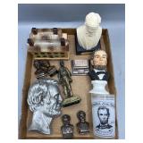 Abe Lincoln glass & more