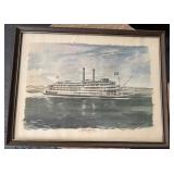 Paul Norton Mississippi Queen framed print