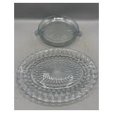 Vintage Fire king glass trivet & more