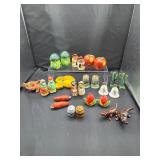 Vintage salt and pepper shakers