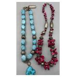 Southwest Boho turquoise? statement necklaces