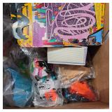 Vintage Happy Meal Toys and boxes