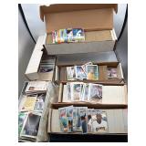 Baseball basketball and football sports cards