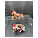 Vintage Dachshund salt and pepper shakers