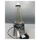 Vintage Rocket lamp with glitter