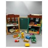 Vintage Sesame Street play family