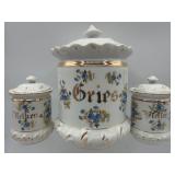 Vintage German spice containers