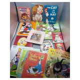 Vintage children's books and puzzles